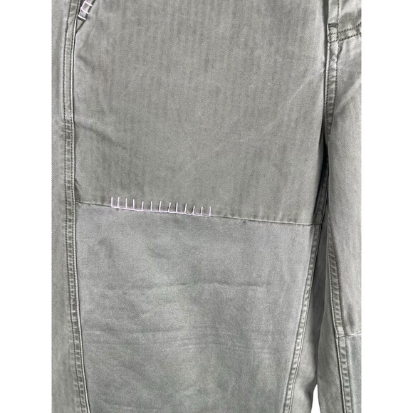 Scotch & Soda Floral-Embroidery Wide-Leg Trousers Pip Womens Green 26/30 Read - Picture 9 of 16